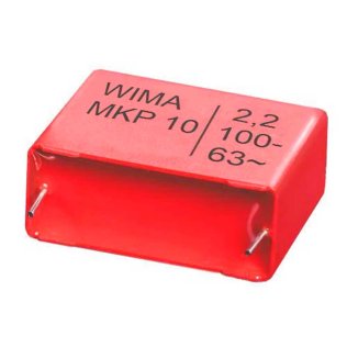 Condensatore WIMA MKP1J021003C00KI00 10nF 630VDC passo 10mm