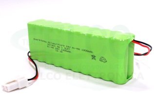 24V 1300mA (20xAA) NiMH Rechargeable Battery Pack with JST connector