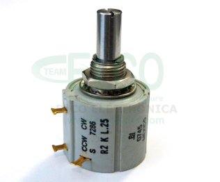 BI Technologies 200 Ohm Multiturn Potentiometer