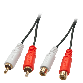 Lindy Audio Cable 2 x RCA Male Male 1 meter