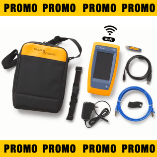PROMO Fluke Networks LIQ-DUO LinkIQ Duo Cable+Wi-Fi+Network Tester + Premium Care - Gold per 3 anni
