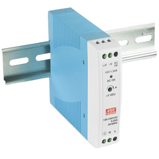 Mean Well WDR-20-12 Alimentatore 12VDC 1.67A da Barra DIN