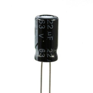 Condensatore Elettrolitico 22uF 63 Volt 105°C JWCO 6,3x12 mm Nastrato