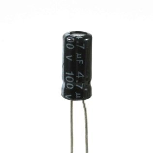 Condensatore Elettrolitico 4,7uF 100 Volt 105°C JWCO 5x11 mm Nastrato