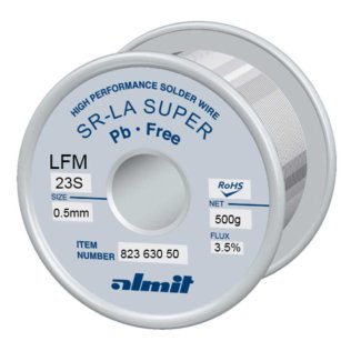 Almit 82363050 Lega di Stagno in Filo SC Flux REM1 diametro 0,5mm 500 grammi