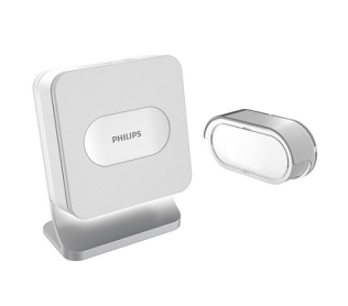 Campanello wireless Philips WelcomeBell 300 Basic con 4 suonerie e segnalazione luminosa