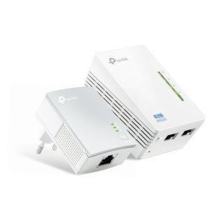 TP-Link TL-WPA4220KIT Starter Kit Powerline AV600 Wi-Fi N 300Mbps con 2 porte Ethernet 