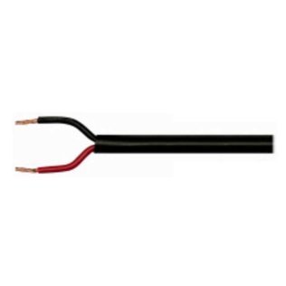 Cavo bipolare tondo nero per illuminazione a LED 2x0,50 mm² diametro esterno 5mm