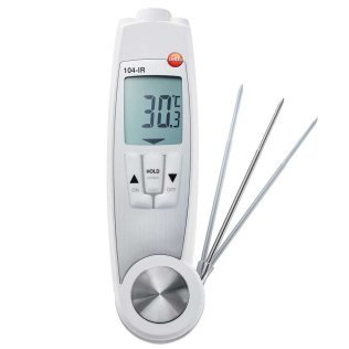 Testo 104-IR Termometro a penetrazione e ad infrarossi da cucina e per alimenti HACCP 0560 1040