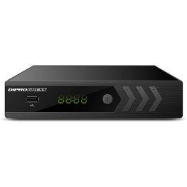 DiProgress DPT220 HD Decoder Digitale Terrestre con Registratore USB e Doppio Tuner DVB-T2 HEVC Main10