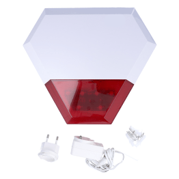 iSNATCH | 115dB WiFi Outdoor Strobe Warning Siren | For Hey Alarm Pro System | Hey Smart