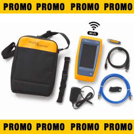 PROMO Fluke Networks LIQ-DUO LinkIQ Duo Cable+Wi-Fi+Network Tester + Premium Care - Gold per 3 anni