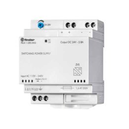 Finder 78.61.1.230.2403 alimentatore switching barra DIN 24V 60W con funzione caricabatteria