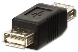 Lindy 71230 Adattatore USB 2.0 Femmina - Femmina