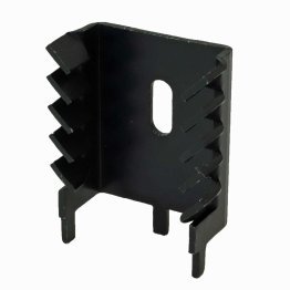 Tecnoal ST-TE28 Dissipatore per TO-220 Anodizzato Nero