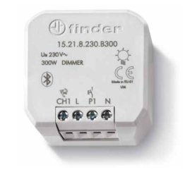 Dimmer Bluetooth da incasso con 1 uscita 300 Watt Finder YESLY 15.21.8.230.B300