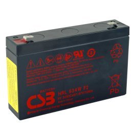 CSB HRL 634W F2 Batteria Ricaricabile 6V 34W