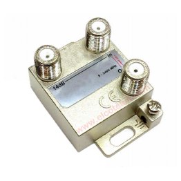 1-way splitter -14 dB Fracarro DE1-14 cod. 280711