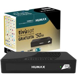Humax Tivumax LT HD-3801S2 Tivùsat DVB-S2 satellite receiver with Tivùsat HD card included