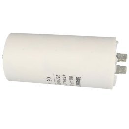 Condensatore per Avviamento Motori 80uF 450VAC 60x120mm con vite di fissaggio M8