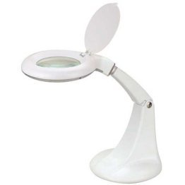 15 LED table lamp with 3 + 12 diopter lens