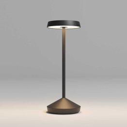 REDO Sophie Table Lamp Black Rechargeable Dimmable LED 2,2W IP65 with charging base