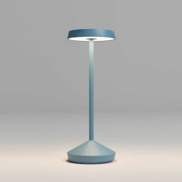 REDO Sophie Blue Rechargeable Table Lamp Dimmable LED 2,2W IP65 with charging base