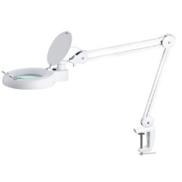 Lampada 6W 560Lm con lente di ingrandimento 5 diottrie e braccio regolabile KML-56M