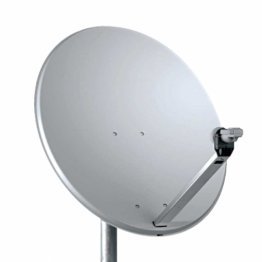 Satellite dish 80 cm in Sky Aluminum Compatible TELE System PF80 White
