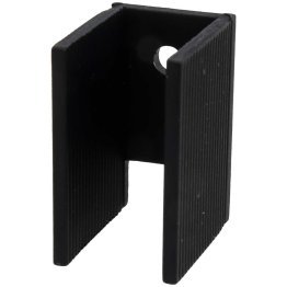 Dissipatore tipo ML26AA per TO-220 Anodizzato Nero RTH 18°C/W
