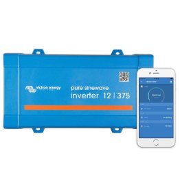 Victron Energy 12/375 VE.Direct Inverter onda sinusoidale pura 12V 375VA / 300W Schuko