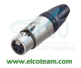 4-pole XLR socket Neutrik NC4FXX