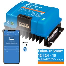 Caricabatterie Smart Victron Energy Orion-Tr Smart DC/DC 12/24 15A 360W per batterie al piombo e litio