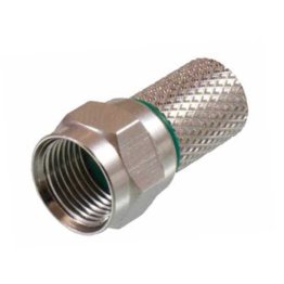 Connettore F ad avvitare per cavo 6,8 mm serie Twist On MicroTek - Box 100 pezzi