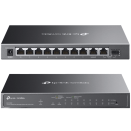 Omada ES210GMP Easy Managed 10 Porte Gigabit con 8 porte PoE+
