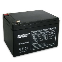 Batteria Ricaricabile al Piombo 12V 12Ah EnergyTeam ET12-12
