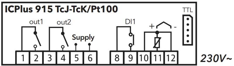 ICPlus 915 JKPTC 230VAC diagram