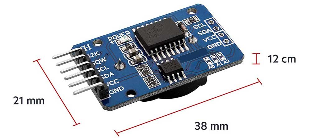 Breakout con DS3231 e EEPROM