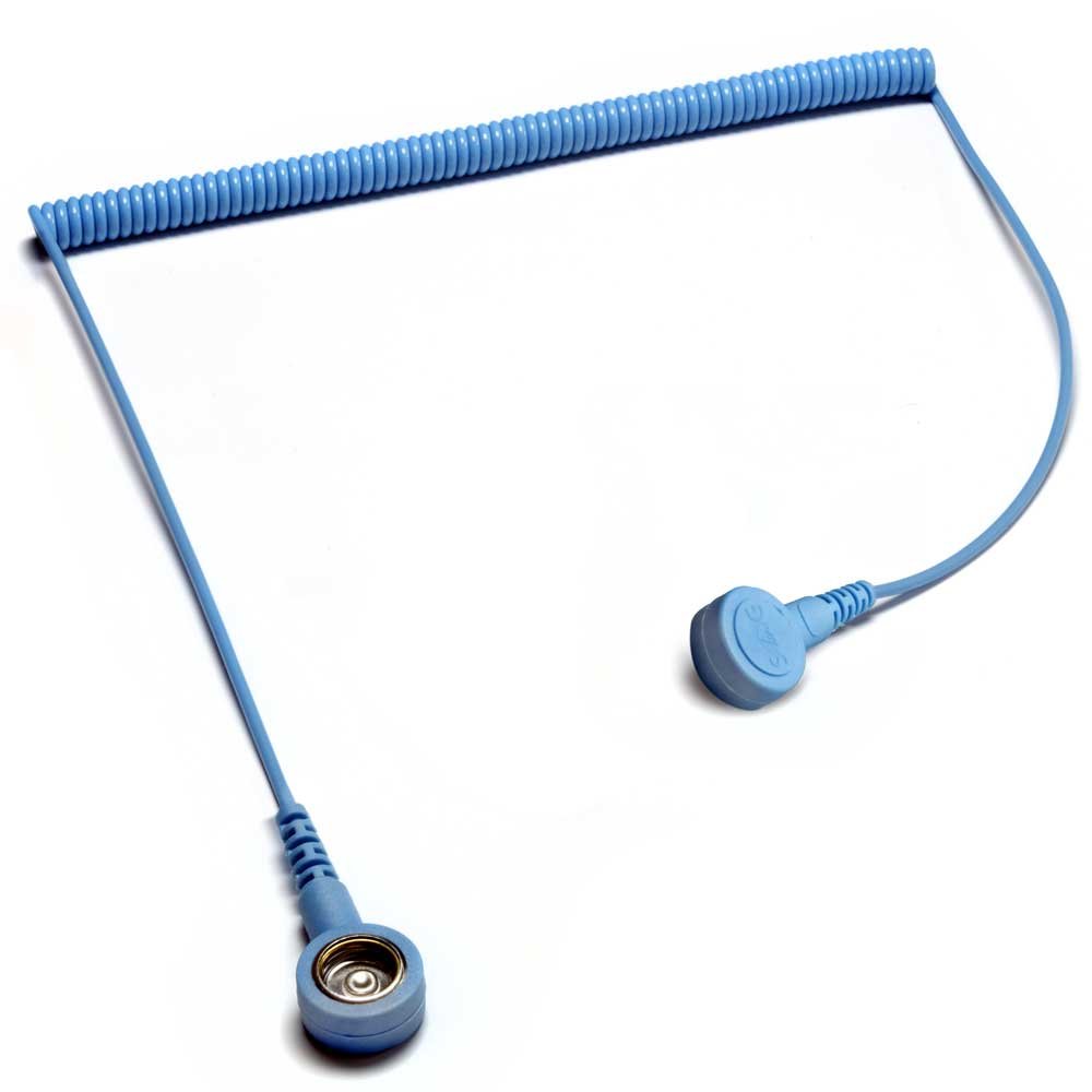 Connection cable 2.4 meters spiral for Weller T0051403899 ESD Adjustable Bracelet
