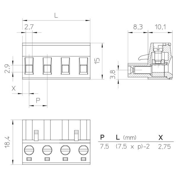 Dimensions Stelvio CPF7.5 Series