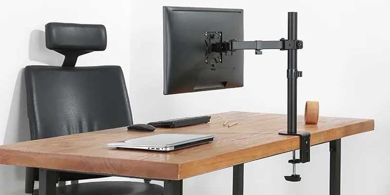 FPMA-D550BLACK Monitor Desk Stand Application 1