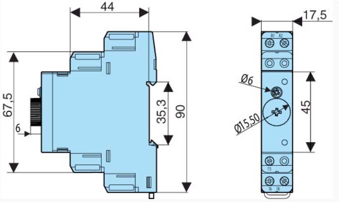 Dimensioni Crouzet 88829117