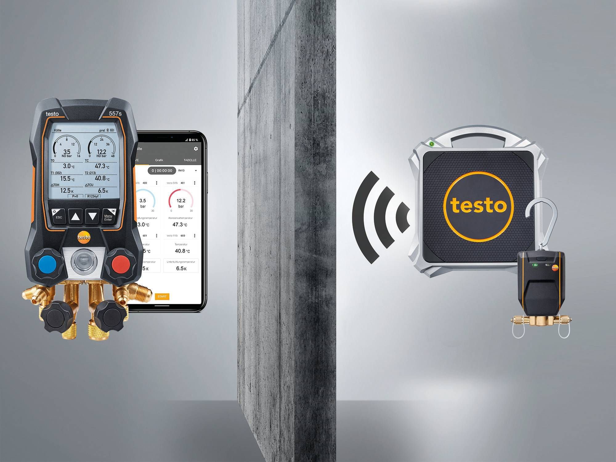 Testo 560i electronic scale for refrigerators