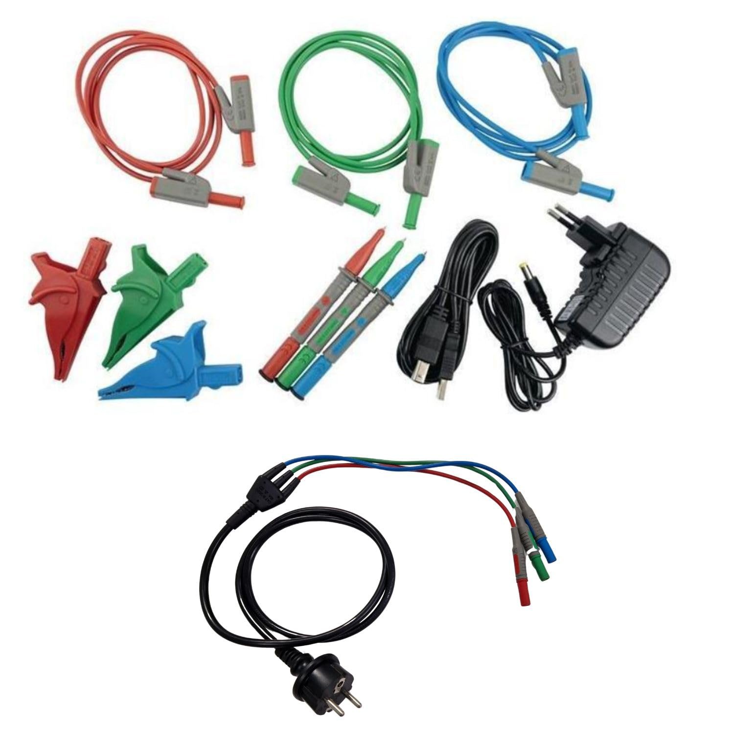 560KPS-MULTICHECK6010 - KPS MULTICHECK6010 Tester Multifunzione per Installazioni Elettriche - Dotazione