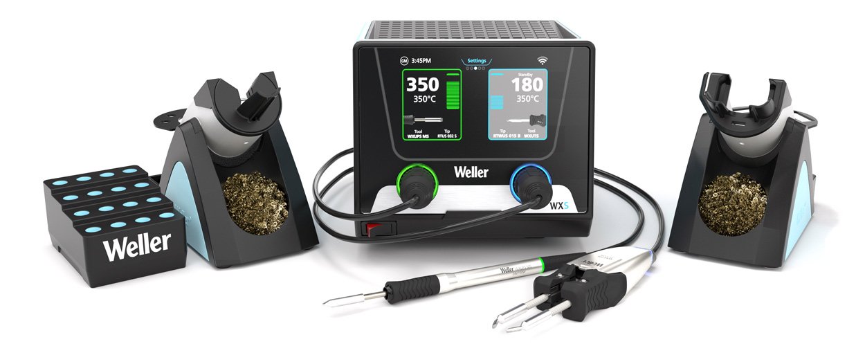 Weller WXsmart Set Heavy Duty con saldatore WXUPS e pinza termica WXUTS, T0053458699