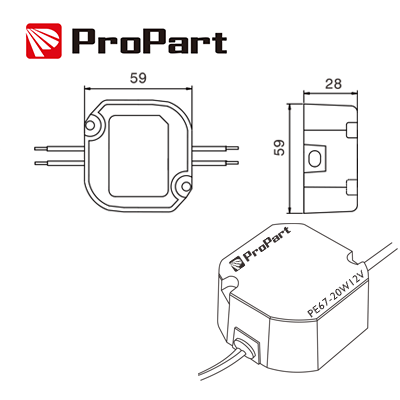 PE67-20W12V_Size