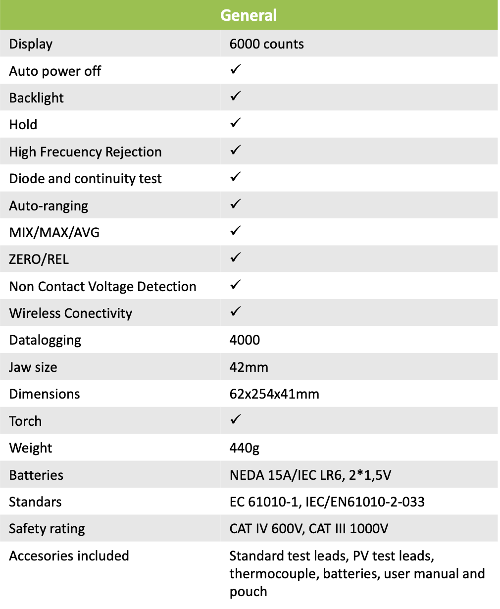 DCM8700PV SPECS 1