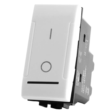 MAPAM 802B | Interruttore Bipolare 0 - 1 | 16A 250V | Compatibile BTicino LivingLight