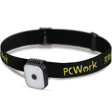 PCWork PCW12E | Torcia Led Frontale Ricaricabile 200lm