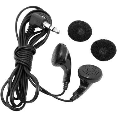 Auricolare Stereo Nero | In ear con Jack 3.5